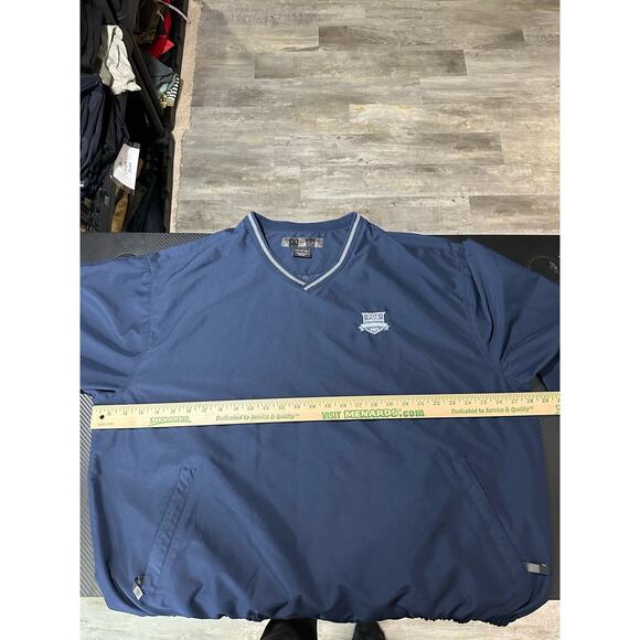 Vintage Nike Golf 2002 Hazeltine Pullover Windbreaker Navy Blue Size XL - Picture 4 of 12